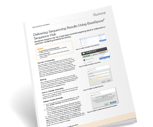 Sharing BaseSpace Sequence Hub Data